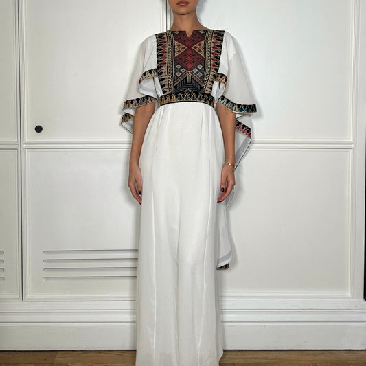 White - Coral & Grey